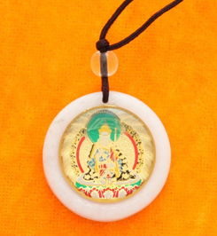 饰品厂家低价直销吉祥玉吊坠 宗教佛教密宗道教饰品 护身符佛像价格 厂家 图片