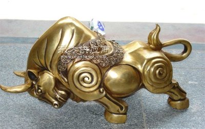 汇丰铜雕,黑龙江铜牛,铜雕开荒牛.铜牛工艺品图片