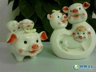 供应五子猪合家欢存钱罐_礼品、工艺品、饰品_世界工厂网中国产品信息库